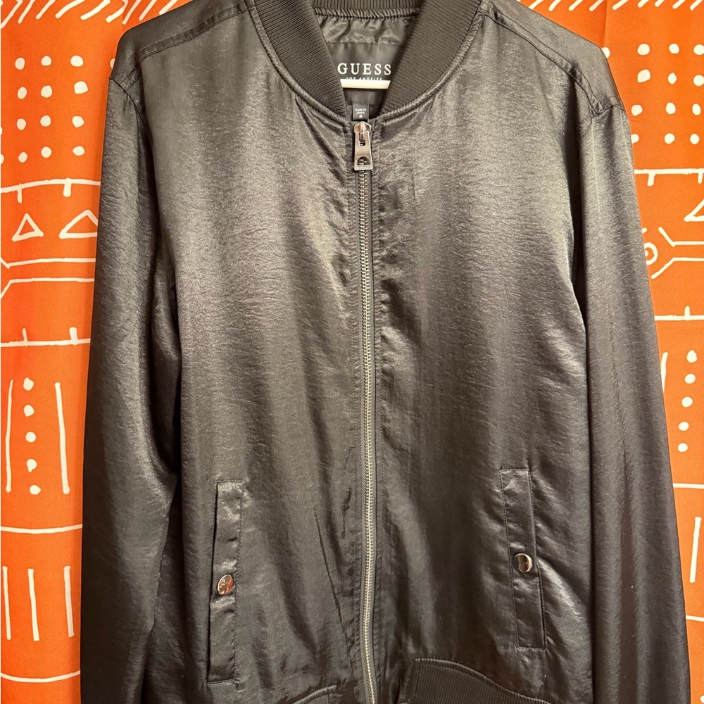 Guess Mens Medium Bomber Jacket - Picture 2 of 3